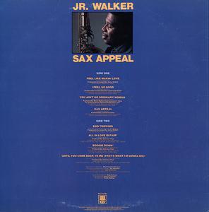 Back Cover Album Junior Walker & The All-stars - SAX Appeal