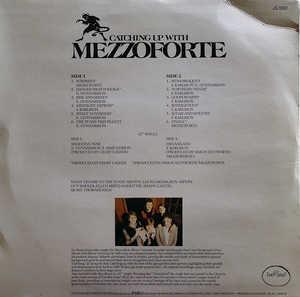 Back Cover Album Mezzoforte - Catching Up With Mezzoforte