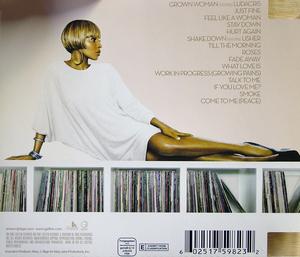 Back Cover Album Mary J. Blige - GROWING PAINS