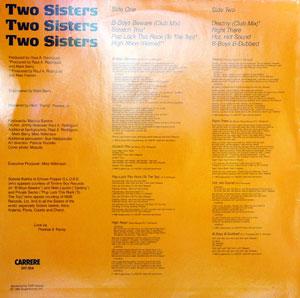Back Cover Album Two Sisters - Two Sisters