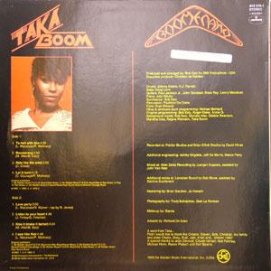 Back Cover Album Taka Boom - Boomerang