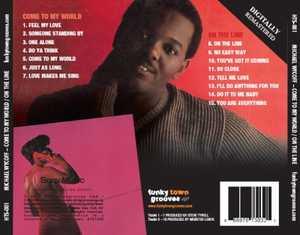 Back Cover Album Michael Wycoff - On The Line  | funkytowngrooves usa records | HTS 001 | US