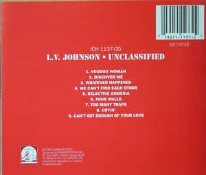 Back Cover Album L.v. Johnson - Unclassified