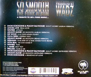 Back Cover Album Various Artists - So Smooth The Funk Album (produced By Wadz)