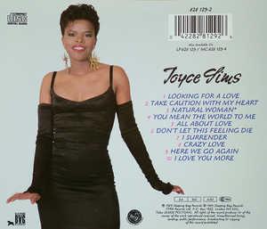 Back Cover Album Joyce Sims - All About Love