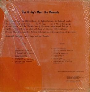 Back Cover Album The O'jays - The O'Jays Meet The Moments