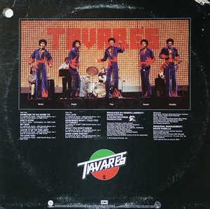Back Cover Album Tavares - Hard Core Poetry