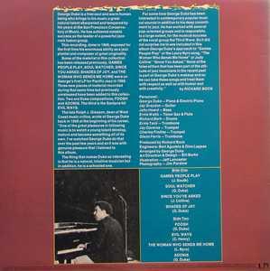 Back Cover Album George Duke - Pacific Jazz