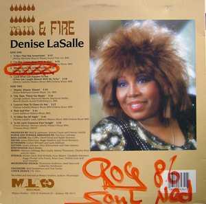 Back Cover Album Denise Lasalle - Rain And Fire