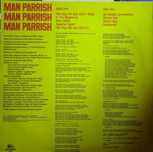 Back Cover Album Man Parrish - Man Parrish