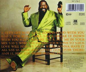 Back Cover Album Barry White - Put Me In Your Mix