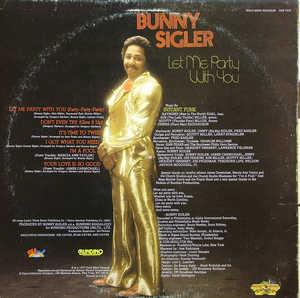 Back Cover Album Bunny Sigler - Let Me Party With You