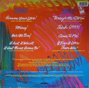 Back Cover Album Aretha Franklin - Through The Storm