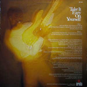 Back Cover Album Errol Ross - Take It Easy On Yourself