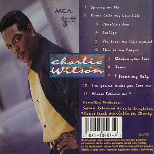 Back Cover Album Charlie Wilson - You Turn My Life Around