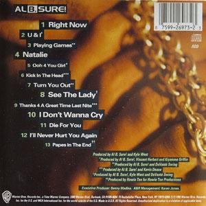 Back Cover Album Al B Sure - Sexy Versus
