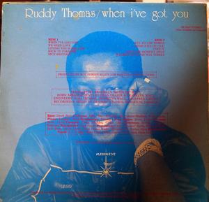 Back Cover Album Ruddy Thomas - When I've Got You