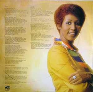 Back Cover Album Aretha Franklin - Let Me In Your Life