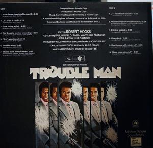Back Cover Album Marvin Gaye - Trouble Man-Film Soundtrack
