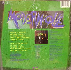 Back Cover Album Modernique - Modernique