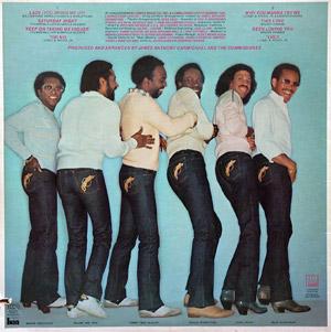 Back Cover Album Commodores - In The Pocket