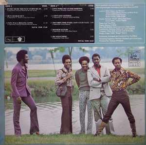 Back Cover Album The Temptations - All Directions