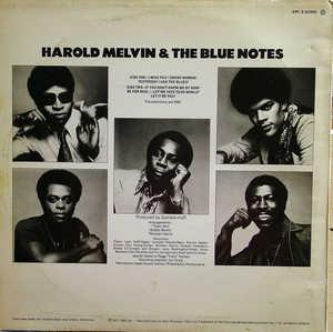 Back Cover Album Harold Melvin & The Blue Notes - Harold Melvin & The Blue Notes