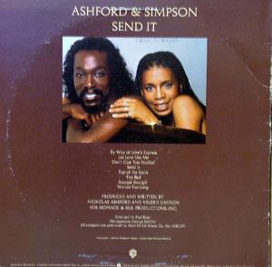 Back Cover Album Ashford & Simpson - Send It
