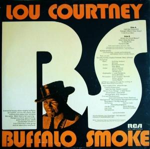 Back Cover Album Lou Courtney - Buffalo Smoke