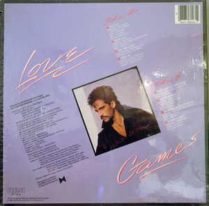 Back Cover Album Evan Rogers - Love Games