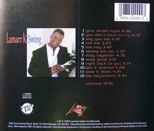 Back Cover Album Lamarr K Swing - Lamarr K Swing