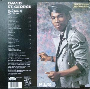Back Cover Album David St. George - The Voices Of Dr. Dave