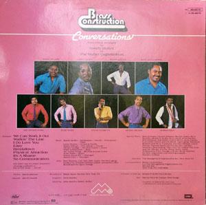 Back Cover Album Brass Construction - Conversations