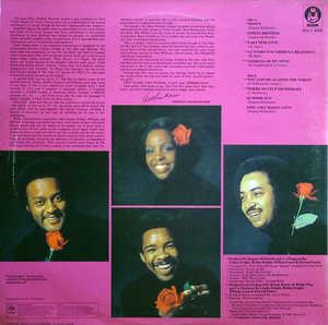 Back Cover Album Gladys Knight & The Pips - Second Anniversary