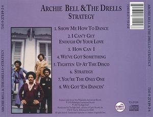 Back Cover Album Archie Bell And The Drells - Strategy  | the right stuff records | 27119 | UK