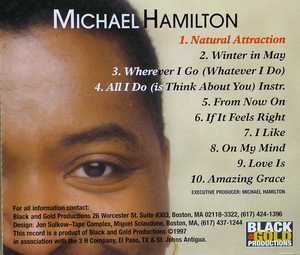 Back Cover Album Michael Hamilton - Natural Attraction