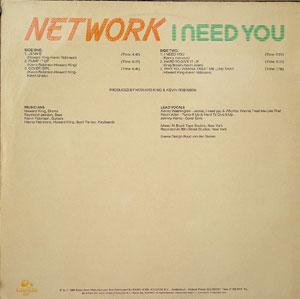Back Cover Album Network - I Need You