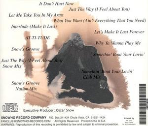 Back Cover Album Oscar Snow - Snow's Groove