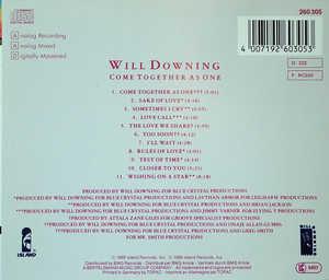 Back Cover Album Will Downing - Come Together As One