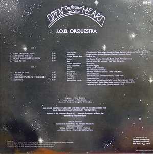 Back Cover Album J.o.b. Orquestra - Open The Doors To Your Heart 