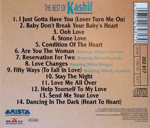 Back Cover Album Kashif - The Best Of Kashif