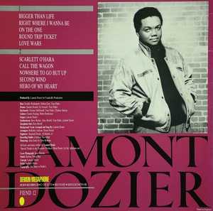 Back Cover Album Lamont Dozier - Bigger Than Life