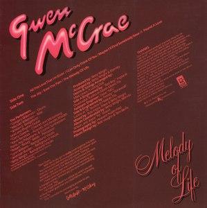 Back Cover Album Gwen Mccrae - Melody Of Life