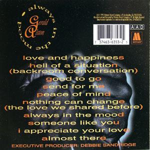 Back Cover Album Gerald Alston - Always In The Mood