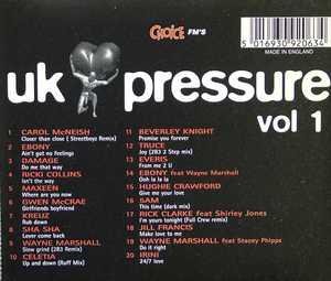Back Cover Album Various Artists - UK Pressure Vol 1