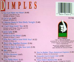 Back Cover Album Fields Richard Dimples - Dimples