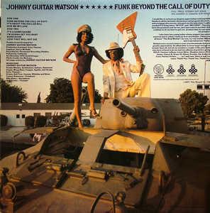 Back Cover Album Johnny Guitar Watson - Funk Beyond The Call Of Duty