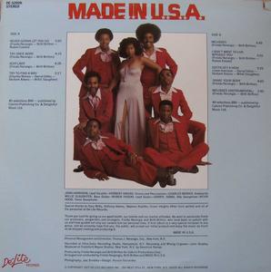 Back Cover Album Made In Usa - Made In U.S.A.