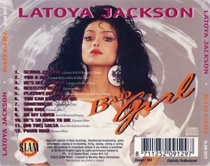 Back Cover Album La Toya Jackson - Bad Girl