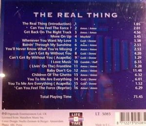 Back Cover Album The Real Thing - The Real Thing Live